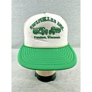 Mohr's Swinkles Inc Freedom, Wisconsin LoGreen/White Mesh Trucker Adjustable Hat